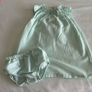 Janie and Jack dress with matching underpant.